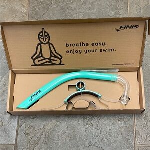 Finis glide Swim Snorkel in mint green.